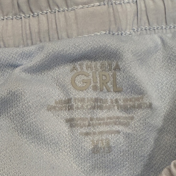 Athleta Girl size L (12) Mint Green and Sky Blue Athletic Shorts - Picture 6 of 9